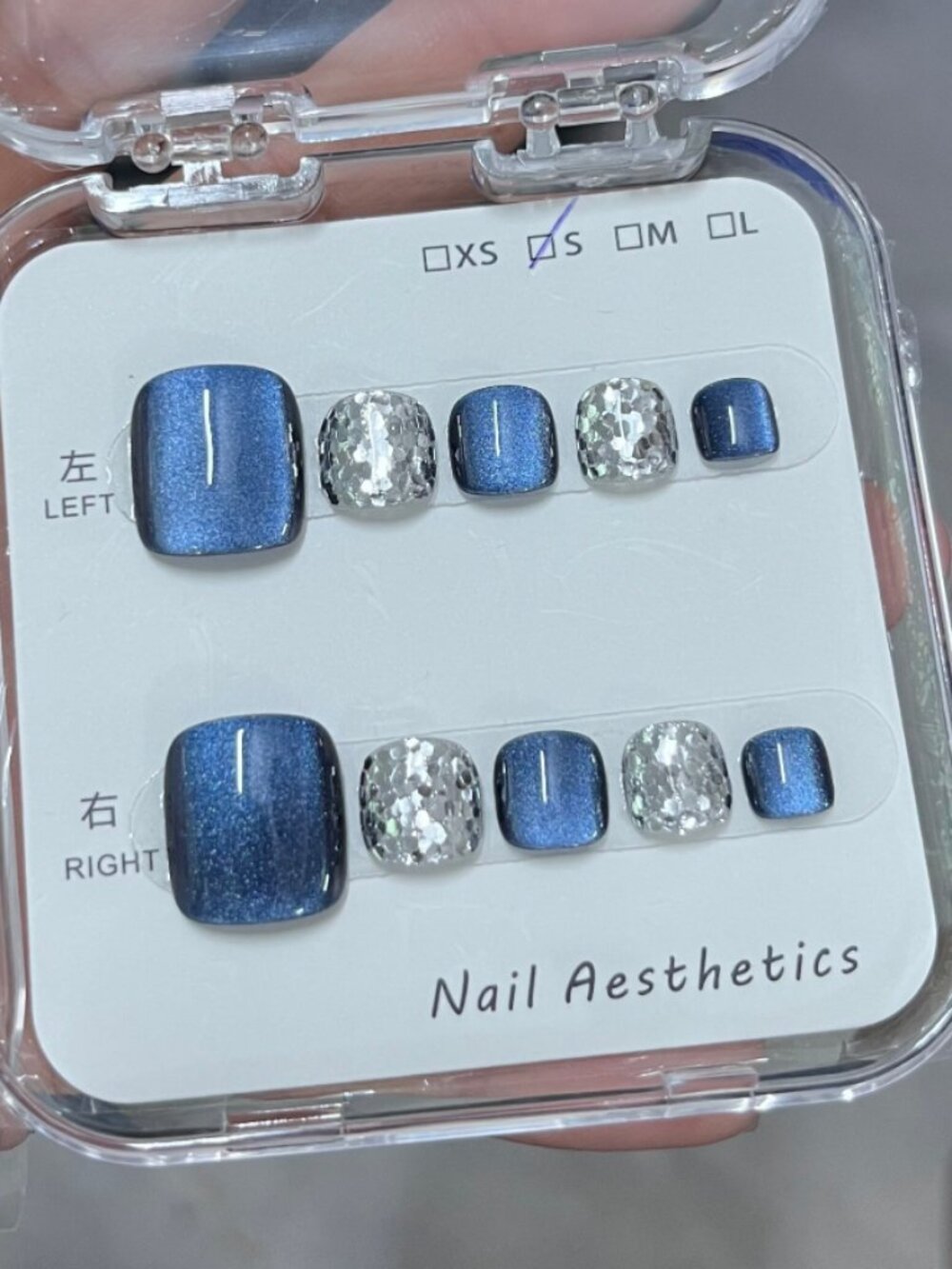 Customizable handmade press-on nails reusable
